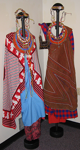 Maasai clothing and beadwork