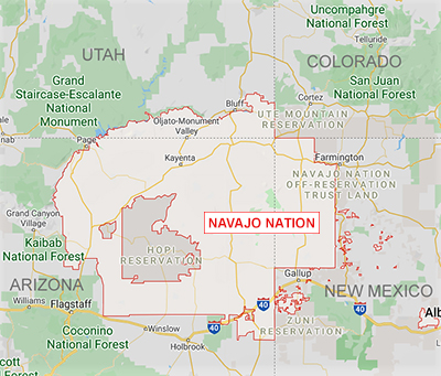 Navajo Nation Map