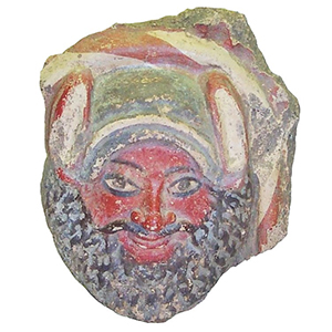 Greek head sculpture